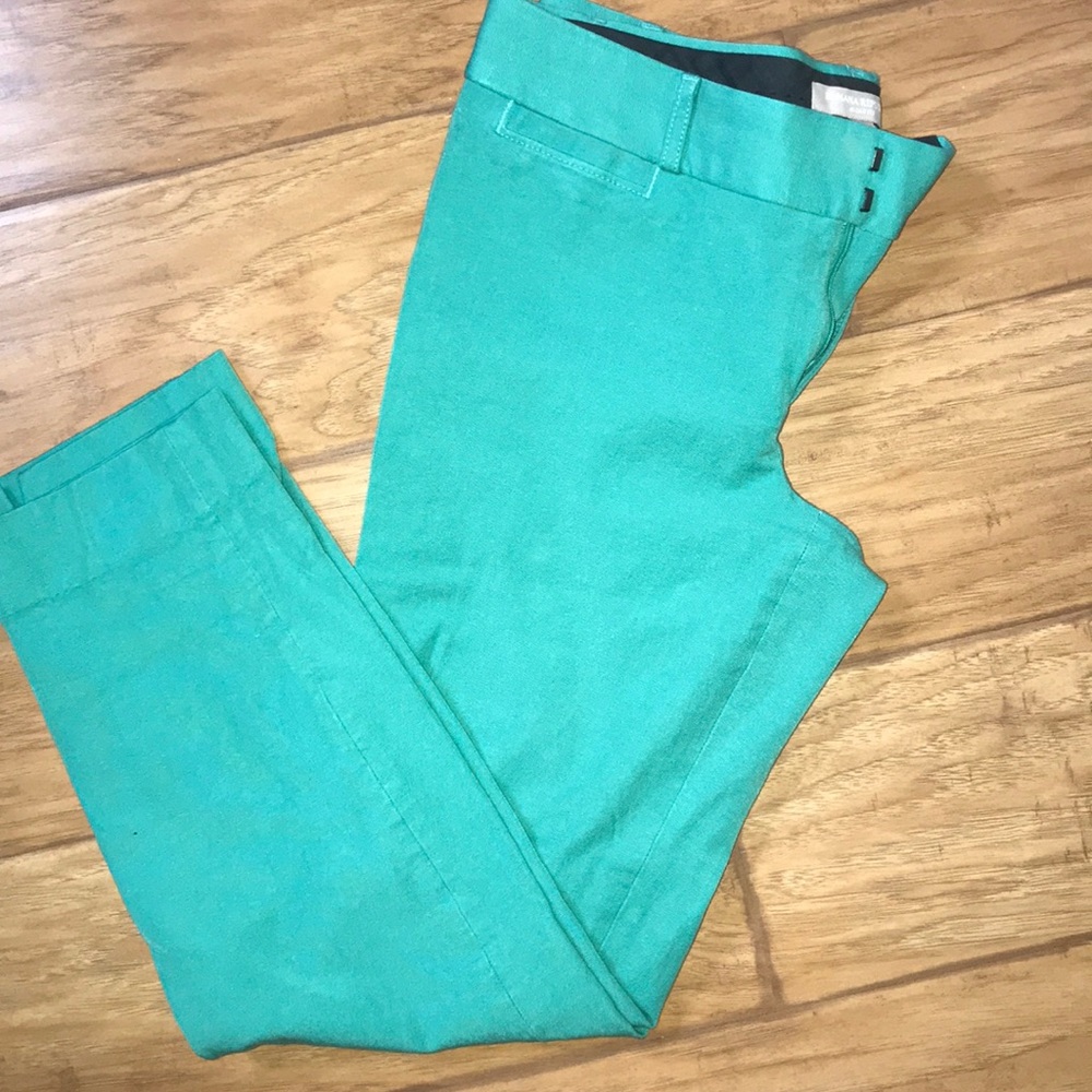 Sea foam green BR Sloan ankle pants